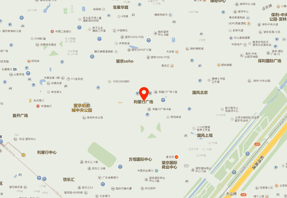 利星行广场位置地图